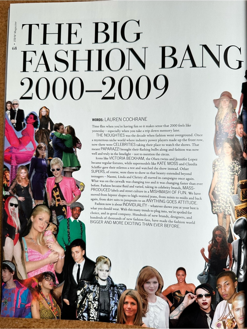 Vintage Winter 2009 H&M Magazine - features Lady Gaga + best of the Noughties - Picture 6 of 7